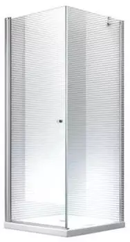 Glaszentrum Hagen Hades Duschkabine Eckdusche 80x80x195cm 8mm Sicherheitsglas (GH-20217B-DS)