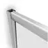 Schulte Corner Eckeinstieg Schiebetür 90x80cm 4mm ESG Silber Querstreifen (D1944217-169-72)