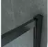 Aloni RECO80 Walk-In Duschwand 8mm ESG Nano-Beschichtung Schwarz Matt (RECO80)