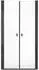 Home Deluxe LAVEA Pendeltür Klarglas Schwarz 95x195cm 6mm (LAVEA)