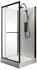 Schulte Jersey II Duschkabine U-Form 90x90x215cm mattschwarz (Jersey II)