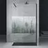 Mai & Mai Bremen2DM Walk-In Duschwand 140x200cm, 10mm ESG-Sicherheitsglas, Nano-Beschichtung, Schwarz (Bremen2DM)