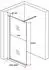 Aloni Walk-In Duschwand Spiegelglas 8mm Nano-Beschichtung 80x200cm (ECOM80)