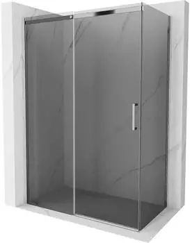 Mexen Omega Schiebe-Duschkabine 160x80cm, Graphit, Chrom (825-160-080-01-40)