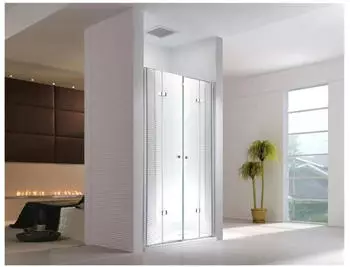 Glaszentrum Hagen Hera Dusch-Faltt&uuml;r Nische 175x195cm 8mm