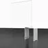 Schulte Toura Walk-In-Duschwand 90x200cm Klarglas schwarz (TouraPlus)