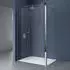 doporro Bremen Walk-in Duschwand mit Nebenteil 70x200cm, 10mm ESG Klarglas, Nanobeschichtung (Bremen)