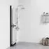 vidaXL Faltbare Duschwand ESG-Glas mattiert 90x190cm (151194)