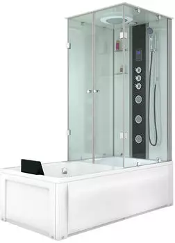 AcquaVapore Dusche Wanne Kombination K05-L03 180x90cm, ESG Sicherheitsglas, Touchscreen (K05-L03)