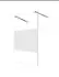 Glaszentrum Hagen Eva Walk-in-Dusche 118x200cm 10mm ESG Glas Satin-M (GH-1001118-MFR-EH)