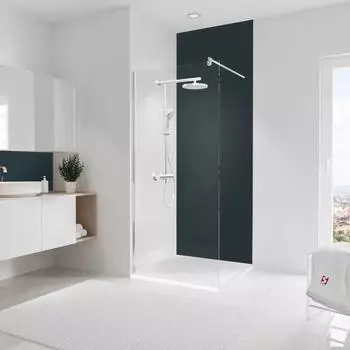Schulte DecoDesign Duschr&uuml;ckwand 90x255cm Anthrazit (EP1900918)