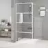 vidaXL Duschwand für Begehbare Dusche Weiß 90x195cm ESG-Klarglas (152141)