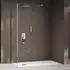 doporro Bremen01K-L Walk-In Duschwand 90x100cm Klarglas 8mm ESG Nanobeschichtung (Bremen01K-L)