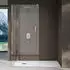 doporro Bremen01K-L Walk-In Duschwand 90x100cm Klarglas 8mm ESG Nanobeschichtung (Bremen01K-L)