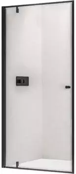 Bernstein NT604 FLEX Nischendusche Dreht&uuml;r 80cm Schwarz matt, 6mm Nano ESG (NT604FLEX)