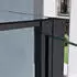 doporro Ravenna66UK Duschkabine U-Form 100x100x195cm Klarglas 8mm Nano Schwarz (Ravenna66UK)