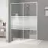 vidaXL Duschwand für Begehbare Dusche 140x195cm ESG-Klarglas Weiß (152154)