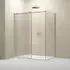 Bernstein NT806 Flex Eckdusche Schiebetür Klarglas 140x90x195cm 8mm ESG (NT806 FLEX)