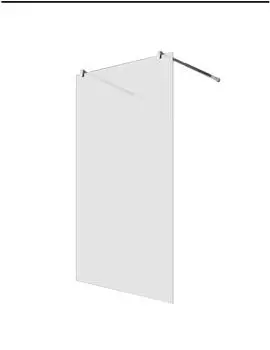 Glaszentrum Hagen LoLa Walk-in Duschwand 78x200cm Satin ESG 10mm