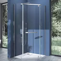 F&uuml;nfeckdusche Duschkabine Rav08k 100x100x190cm Duschabtrennung Inkl. 4cm...