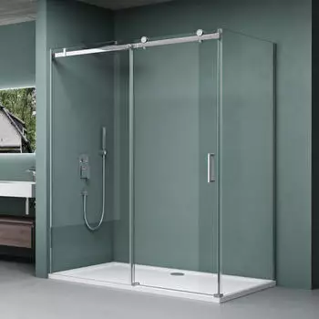 Mai & Mai Ravenna17k Eckdusche Schiebet&uuml;r 120x80cm, 8mm ESG Nano, H:195cm (Rav17k)