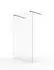 Glaszentrum Hagen Jade Walk-In Duschwand 138x200cm, Klarglas ESG, 10mm (GH-1001138-RH)