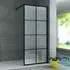 Aloni Beko Walk-in-Dusche ESG Nano-Beschichtung Schwarz Matt 140x200cm 8mm (BEKO140)