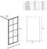 Aloni Beko Walk-in-Dusche ESG Nano-Beschichtung Schwarz Matt 140x200cm 8mm (BEKO140)