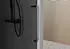 Bernstein DX906 Flex Nischendusche Schiebetür Soft-Close 8mm ESG Grauglas Schwarz 120x195cm (DX906 Flex)