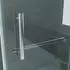 BELVIT Duschkabine Drehtür Eckdusche 8mm ESG Glas Nanobeschichtung 90x120x195cm (BV-DK4-90120)