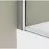 Bernstein NT209 Badewannenaufsatz Faltwand 2-teilig, Nano ESG-Glas 6mm, 120x140cm, Chrom (NT209)