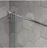 Bernstein EX101 Walk-In Duschwand 80x200cm, 10mm Klarglas, Nano-Beschichtung, Chrom (EX101)