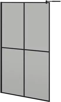 vidaXL Walk-in Duschwand 118x190cm, dunkles Sicherheitsglas (151887)