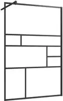vidaXL Duschwand f&uuml;r Begehbare Dusche mit Klarem ESG Glas 115x195 cm