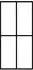 vidaXL Duschwand Walk-in mattiertes Sicherheitsglas 140x195cm (145693)