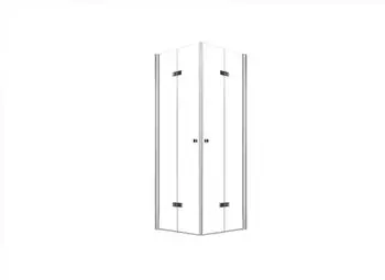 Glaszentrum Hagen Hera Eck-Duschkabine 90x90x180cm ESG Glas inkl. Tasse + Siphon (GH-20213E-DS)