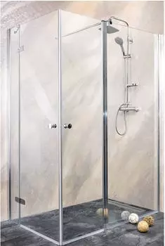 Sanotechnik Sanoflex Symphony Dusch-Schwingt&uuml;r, chromfarben, H:195cm (M1291R)