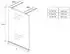Aloni Walk-In Duschwand beidseitig begehbar, Klarglas ESG 8mm, 1000x2000mm (ECOW100)