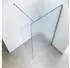 Glaszentrum Hagen LoLa Walk-in-Duschwand 80x200cm, ESG-Glas 10mm, satiniert (GH-100180FR)