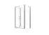 Glaszentrum Hagen Mille U-Duschkabine 80x80x195cm ESG Glas inkl. Tasse & Siphon (GH-204163-8080-DS)