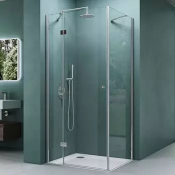 Mai & Mai Eckdusche 90x120cm, 6mm ESG-Klarglas, NANO-Beschichtung, H:190cm (R05K)