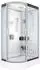 AcquaVapore Dampfdusche D60-70T2L-EC Duschkabine 120x80cm, ESG-Sicherheitsglas, weiß (D60-70T2L-EC)