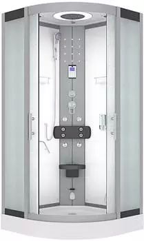 AcquaVapore D58-00M2-EC Dampfduschkabine 80x80cm, ESG-Glas, wei&szlig; (D58-00M2-EC)