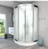 AcquaVapore D58-00M2-EC Dampfduschkabine 80x80cm, ESG-Glas, weiß (D58-00M2-EC)