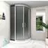 AcquaVapore Dampfdusche D46-03M2-EC dreieckig 80x80cm, ESG-Sicherheitsglas, schwarz (D46-03M2-EC)