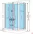 AcquaVapore Duschkabine D30-73M0R 80x120cm, ESG-Sicherheitsglas, schwarz (D30-73M0R)