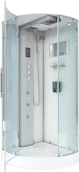 AcquaVapore D37-10L1 Komplettdusche Duschtempel 90x90cm ESG-Glas (D37-10L1)