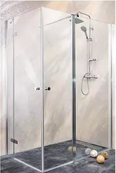 Sanotechnik Sanoflex Symphony Dusch-Schwingtür, chromfarben, H:195cm (M1281R)