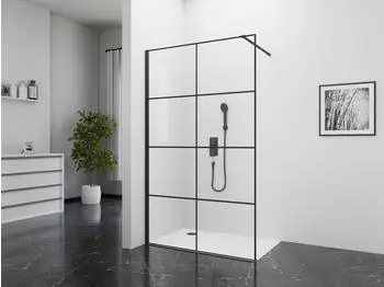 MARWELL BLACK WINDOW Walk-in-Dusche 120x195cm, beidseitig montierbar (97647948-0)
