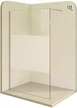 i-flair FIONA Walk-In Duschwand 80x200cm, 10mm teilsatiniertes ESG (W740)